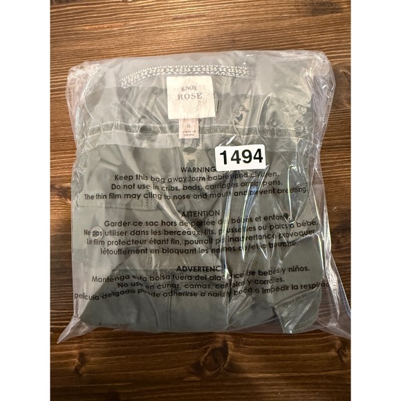 KNOX ROSE Olive Green Star Print Utility Jacket Women's Size S - Picture 7 of 7